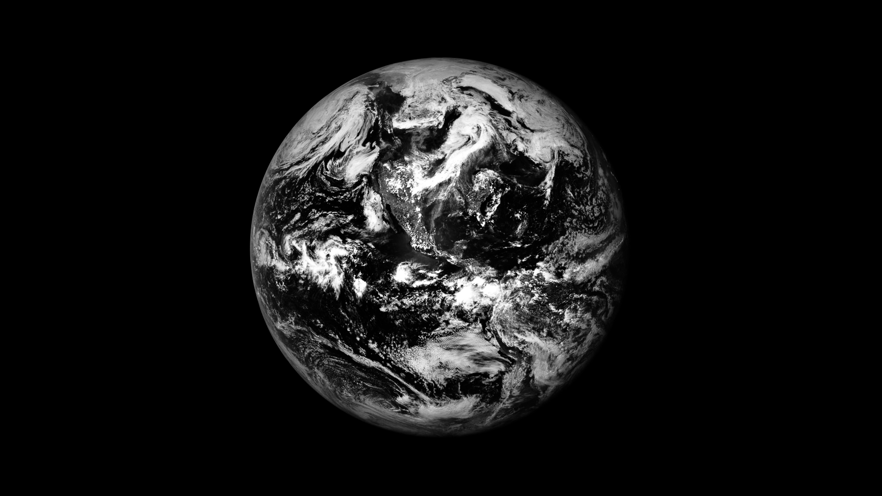 Photo de la Terre vue de l'espace.