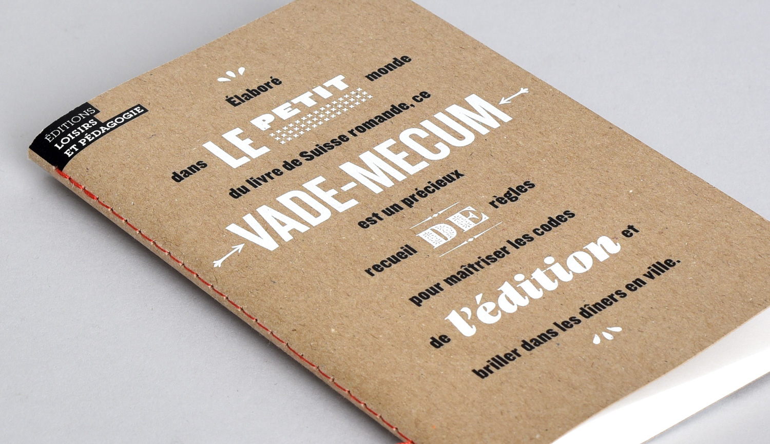 Première de couverture du Petit vade-mecum de l’édition